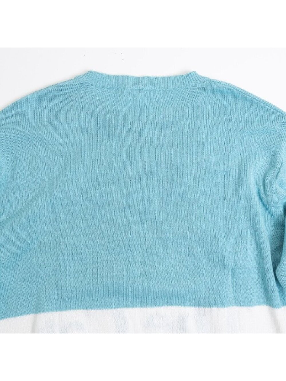 Vintage Iceberg Felix The Cat Knit Sweater Blue White Cartoon Italy Rare S - Picture 10 of 14